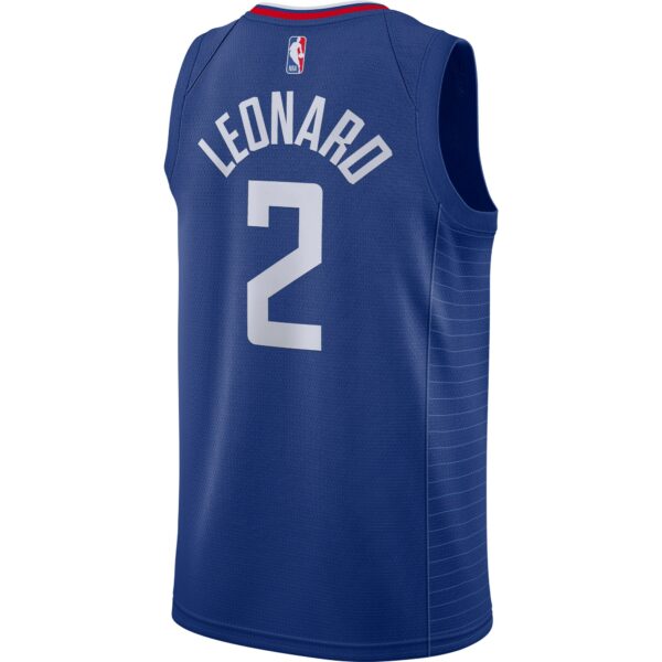 Kawhi Leonard LA Clippers Nike Swingman Jersey - Royal - Icon Edition - Image 4