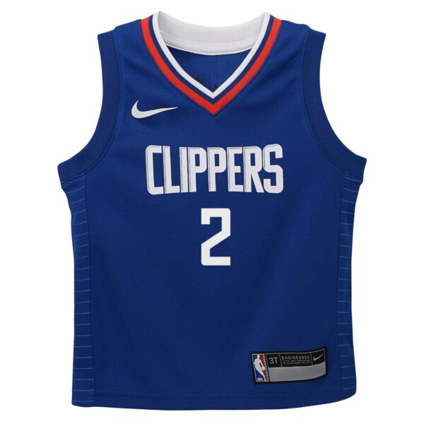 Kawhi Leonard LA Clippers Nike Toddler Swingman Player Jersey - Icon Edition - Blue - Image 3