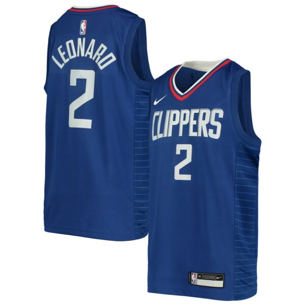 Kawhi Leonard LA Clippers Nike Youth Swingman Jersey - Icon Edition - Royal - Image 2