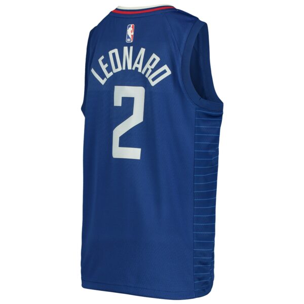 Kawhi Leonard LA Clippers Nike Youth Swingman Jersey - Icon Edition - Royal - Image 4
