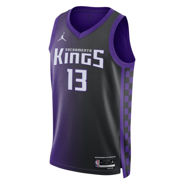 Keegan Murray Sacramento Kings Jordan Brand Unisex Swingman Jersey - Statement Edition - Purple - Image 3