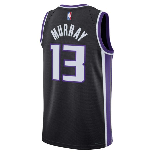Keegan Murray Sacramento Kings Nike Unisex Swingman Jersey - Icon Edition - Black - Image 4
