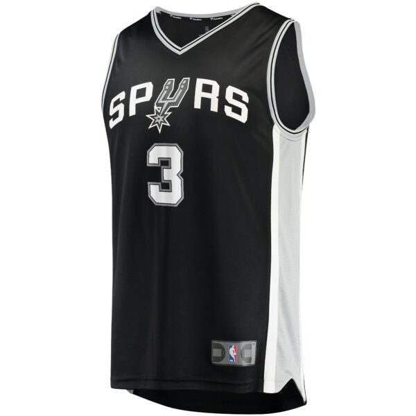 Keldon Johnson San Antonio Spurs Fanatics Fast Break Replica Jersey - Icon Edition - Black - Image 3