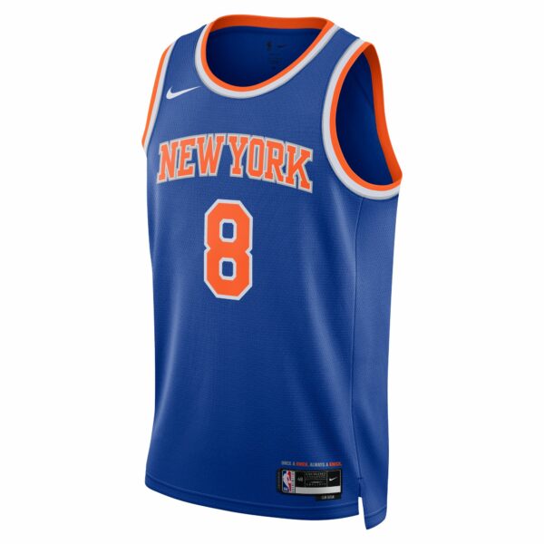 Kemba Walker New York Knicks Nike Unisex Swingman Jersey - Icon Edition - Blue - Image 3