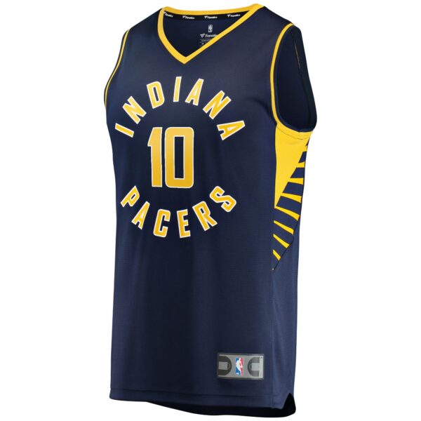 Kendall Brown Indiana Pacers Fanatics 2021/22 Fast Break Replica Jersey - Icon Edition - Navy - Image 3