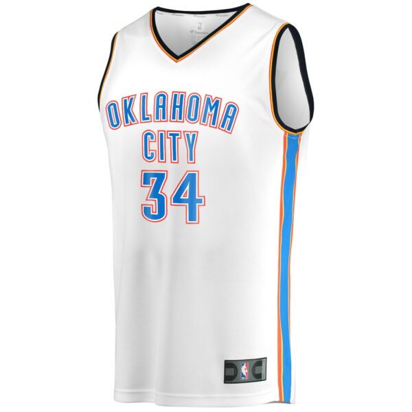 Kenrich Williams Oklahoma City Thunder Fanatics Fast Break Player Jersey - Association Edition - White - Image 3