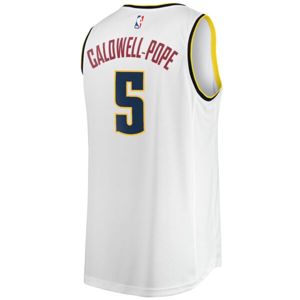Kentavious Caldwell-Pope Denver Nuggets Fanatics Fast Break Player Jersey - Association Edition - White - Image 4