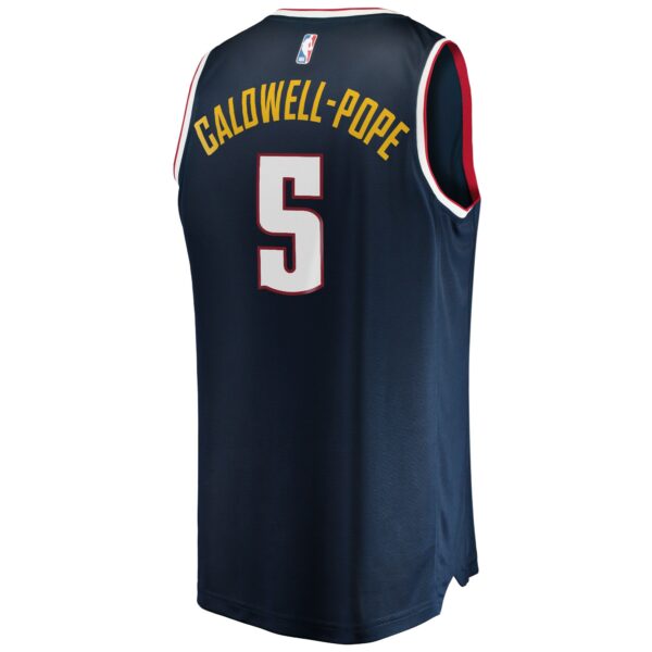 Kentavious Caldwell-Pope Denver Nuggets Fanatics Fast Break Replica Jersey - Icon Edition - Navy - Image 4