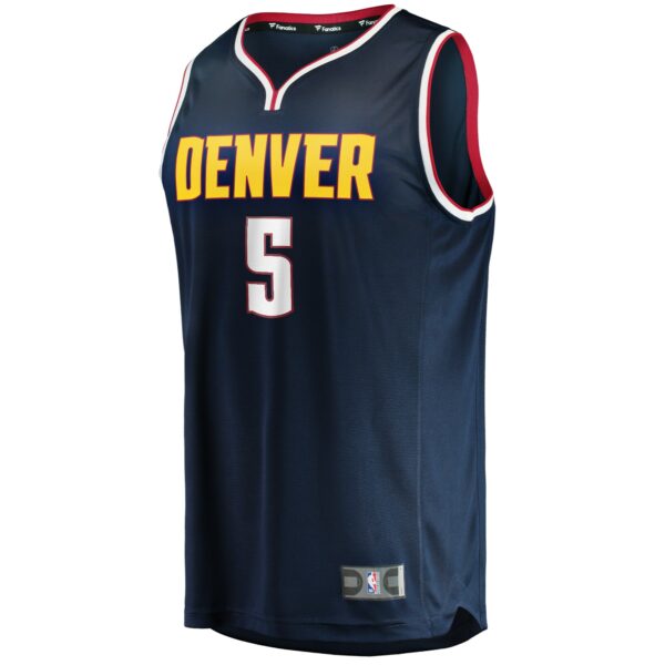 Kentavious Caldwell-Pope Denver Nuggets Fanatics Fast Break Replica Jersey - Icon Edition - Navy - Image 3
