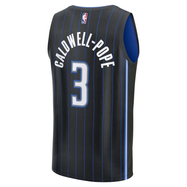 Kentavious Caldwell-Pope Orlando Magic Fanatics Fast Break Replica Player Jersey - Icon Edition - Black - Image 4