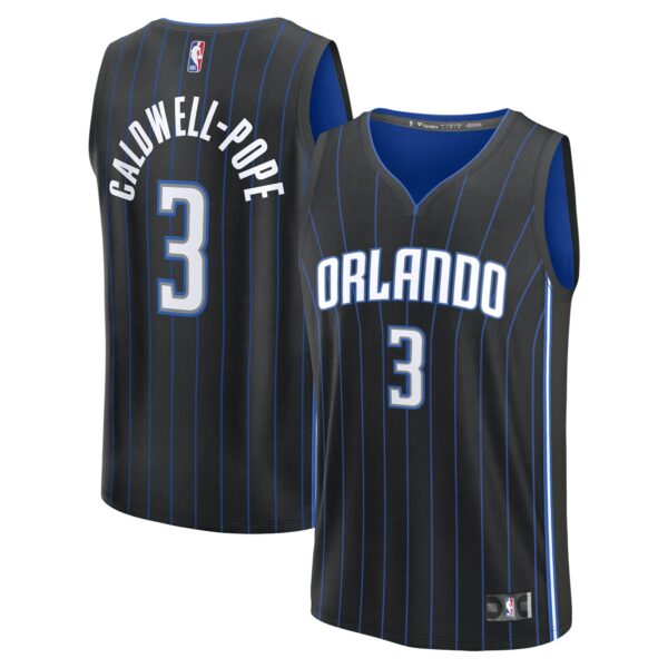 Kentavious Caldwell-Pope Orlando Magic Fanatics Fast Break Replica Player Jersey - Icon Edition - Black - Image 2