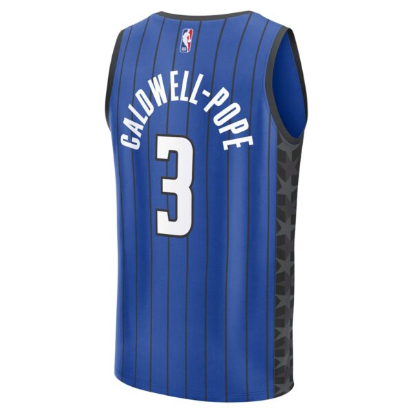 Kentavious Caldwell-Pope Orlando Magic Fanatics Fast Break Replica Player Jersey - Statement Edition - Blue - Image 4