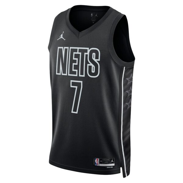 Kevin Durant Brooklyn Nets Jordan Brand Unisex Swingman Jersey - Statement Edition - Black - Image 3