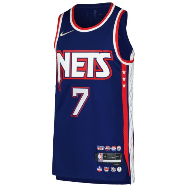 Kevin Durant Brooklyn Nets Nike Authentic Player Jersey - City Edition - Blue - Image 3