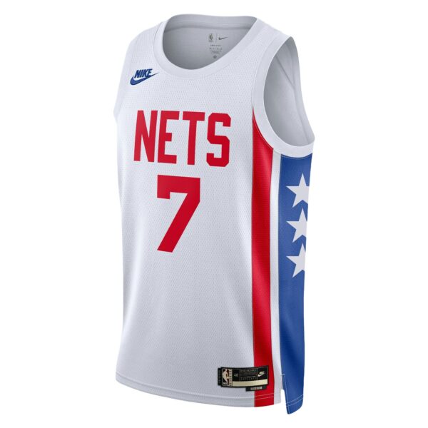 Kevin Durant Brooklyn Nets Nike Swingman Jersey - Classic Edition - White - Image 3