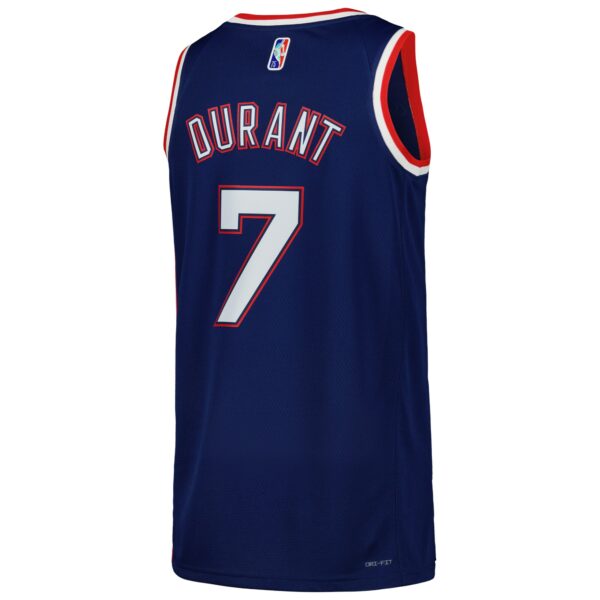 Kevin Durant Brooklyn Nets Nike Swingman Player Jersey - City Edition - Blue - Image 4
