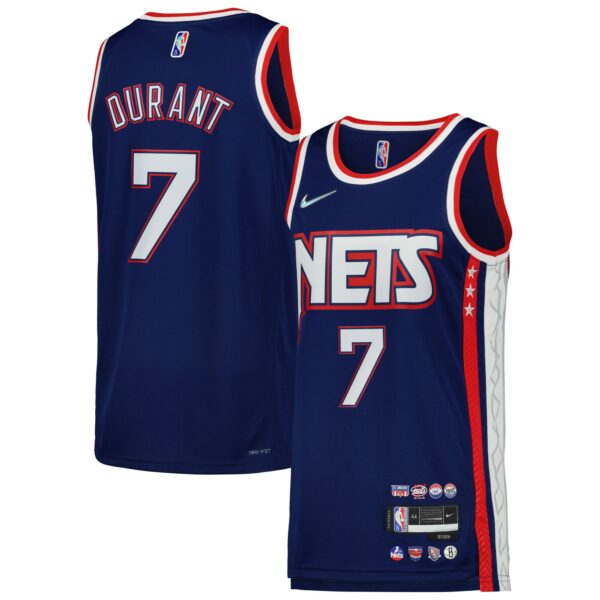 Kevin Durant Brooklyn Nets Nike Swingman Player Jersey - City Edition - Blue - Image 2