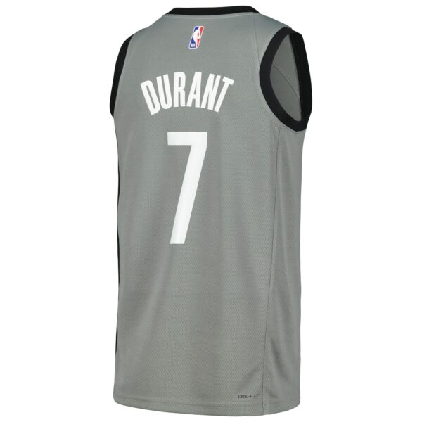 Kevin Durant Brooklyn Nets Nike Swingman Player Jersey - Statement Edition - Gray - Image 4