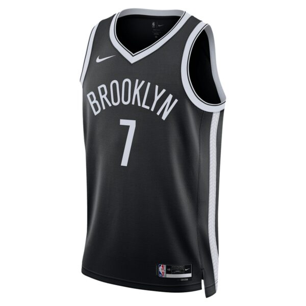 Kevin Durant Brooklyn Nets Nike Unisex Swingman Jersey - Icon Edition - Black - Image 3