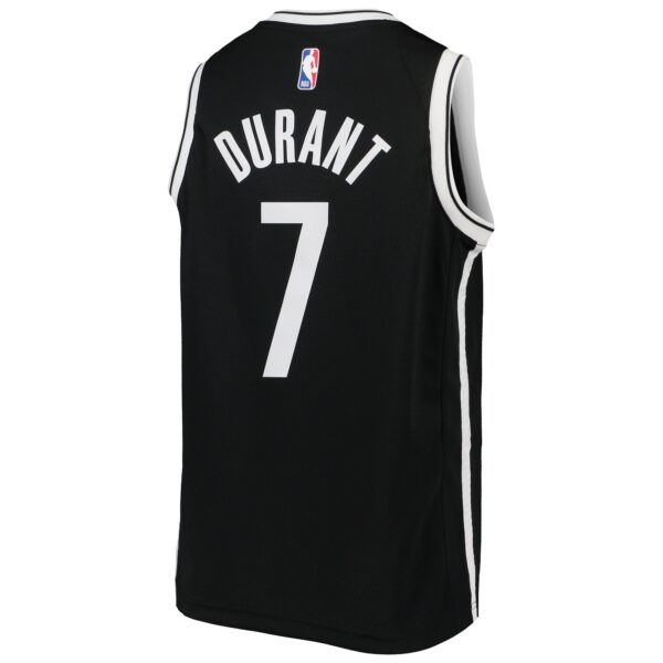Kevin Durant Brooklyn Nets Nike Youth Swingman Jersey - Icon Edition - Black - Image 4