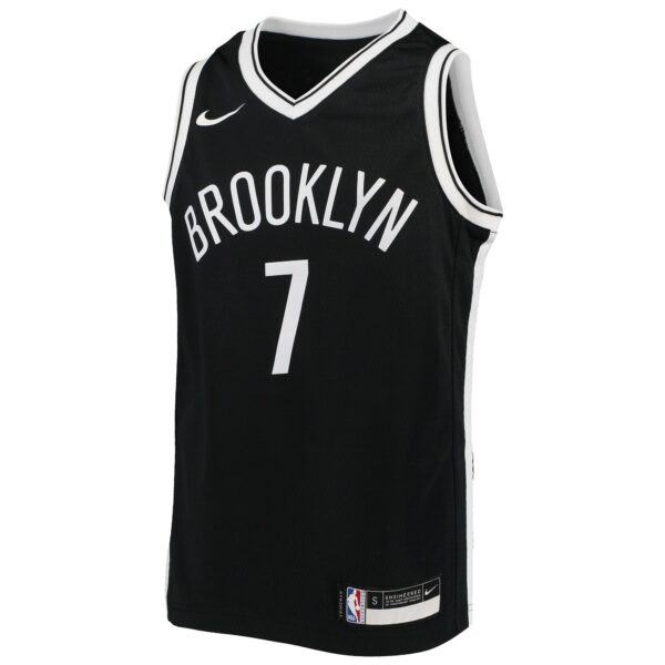 Kevin Durant Brooklyn Nets Nike Youth Swingman Jersey - Icon Edition - Black - Image 3