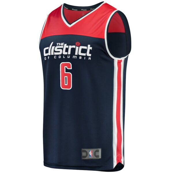 Kristaps Porzingis Washington Wizards Fanatics Fast Break Replica Player Jersey - Statement Edition - Navy - Image 3