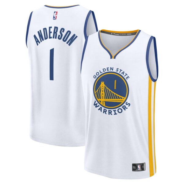 Kyle Anderson Golden State Warriors Fanatics Fast Break Replica Player Jersey - Association Edition - White - Image 2