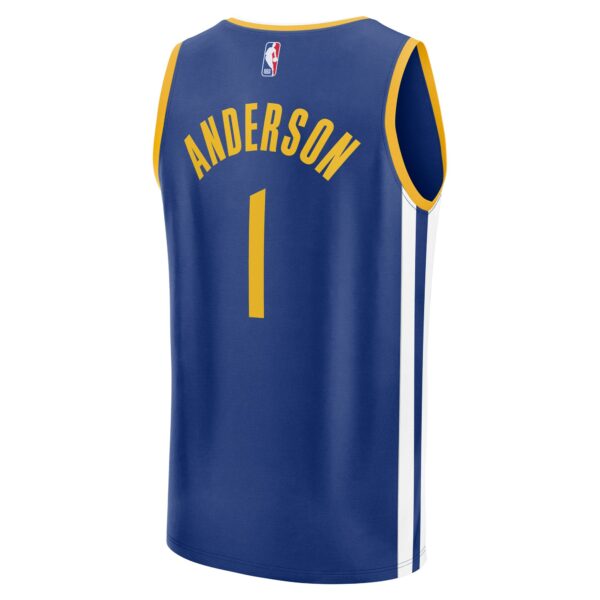 Kyle Anderson Golden State Warriors Fanatics Fast Break Replica Player Jersey - Icon Edition - Royal - Image 4