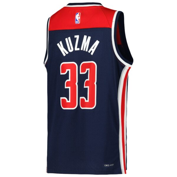 Kyle Kuzma Washington Wizards Jordan Brand Youth Swingman Jersey - Statement Edition - Navy - Image 4