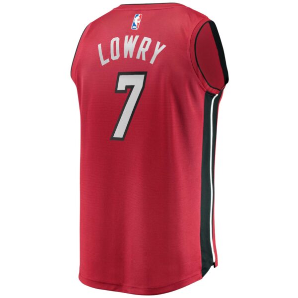 Kyle Lowry Miami Heat Fanatics Fast Break Replica Player Jersey - Statement Edition - Red - Image 4