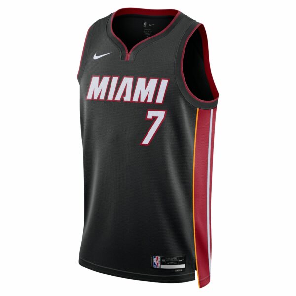 Kyle Lowry Miami Heat Nike Unisex Swingman Jersey - Icon Edition - Black - Image 3