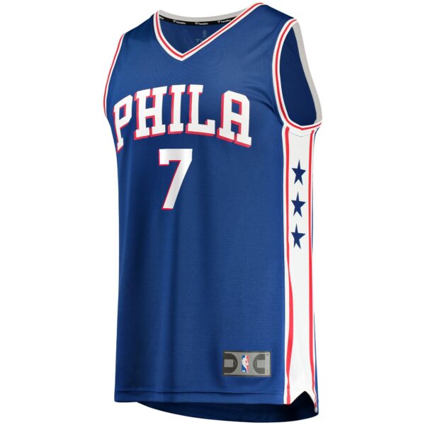 Kyle Lowry Philadelphia 76ers Fanatics Fast Break Player Jersey - Icon Edition - Royal - Image 3