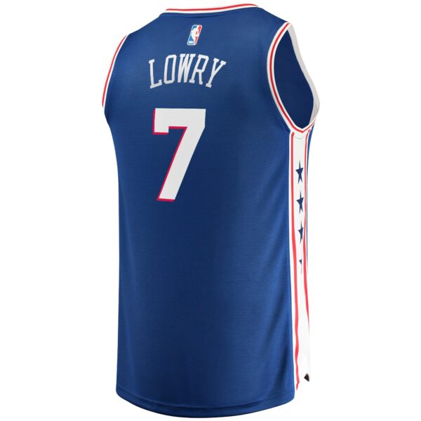 Kyle Lowry Philadelphia 76ers Fanatics Fast Break Player Jersey - Icon Edition - Royal - Image 4