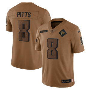 Kyle Pitts Atlanta Falcons Nike Women's 2023 Salute To Service Limited Jersey - Brown