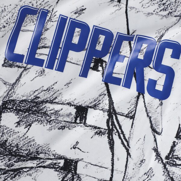 LA Clippers NBA & KidSuper Studios by Fanatics Unisex Hometown Jersey - Gray - Image 7