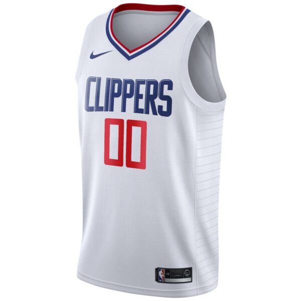 LA Clippers Nike 2020/21 Swingman Custom Jersey - Association Edition - White - Image 3