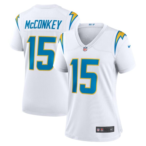 Ladd McConkey Los Angeles Chargers Nike Women's Game Jersey -  White