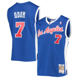 Lamar Odom LA Clippers Mitchell & Ness 2001/02 Hardwood Classics Swingman Jersey - Royal