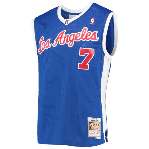Lamar Odom LA Clippers Mitchell & Ness 2001/02 Hardwood Classics Swingman Jersey - Royal - Image 3