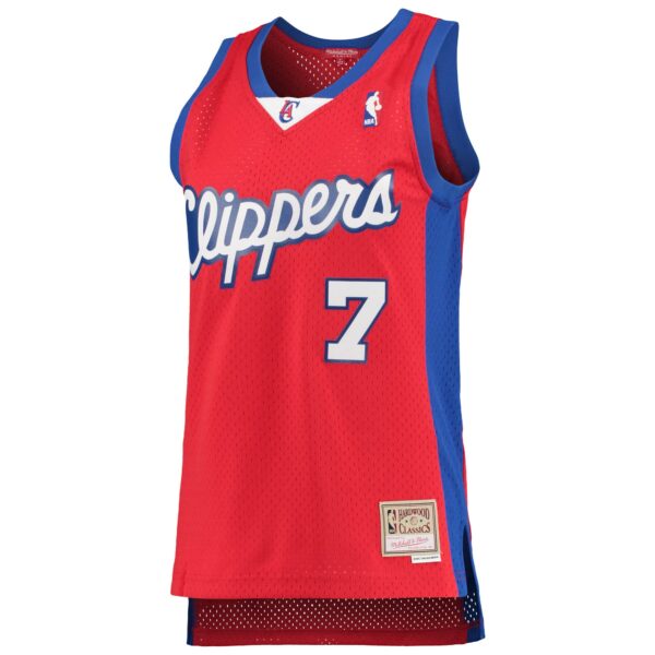 Lamar Odom LA Clippers Mitchell & Ness Women's 2000/01 Hardwood Classics Swingman Jersey - Red - Image 3