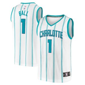 LaMelo Ball Charlotte Hornets Fanatics Youth 2021-22 Fastbreak Player Jersey - Association Edition - White