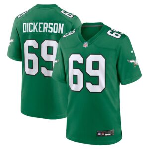 Landon Dickerson Philadelphia Eagles Nike Alternate Game Jersey - Kelly Green