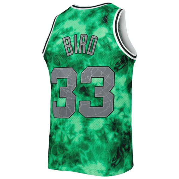 Larry Bird Boston Celtics Mitchell & Ness 1985/86 Galaxy Swingman Jersey - Kelly Green - Image 4