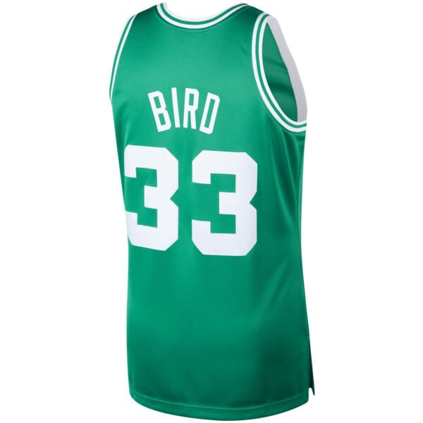 Larry Bird Boston Celtics Mitchell & Ness 1985/86 Hardwood Classics Authentic Jersey - Kelly Green - Image 4