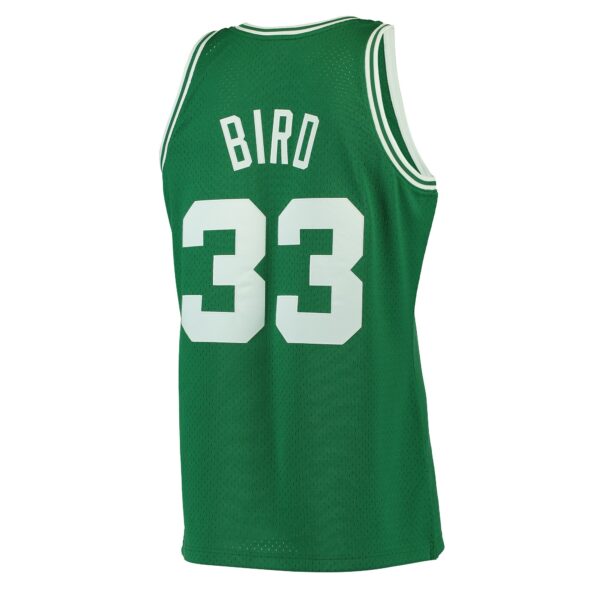 Larry Bird Boston Celtics Mitchell & Ness Hardwood Classics Swingman Jersey - Kelly Green - Image 4