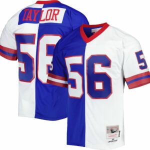 Lawrence Taylor New York Giants Mitchell & Ness 1986 Split Legacy Replica Jersey - Royal-White