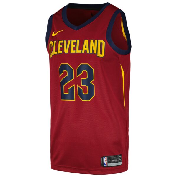 LeBron James Cleveland Cavaliers Nike Swingman Player Jersey - Icon Edition - Wine - Image 3