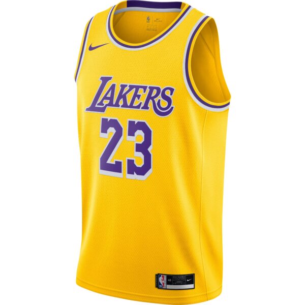 LeBron James Los Angeles Lakers Nike 2020/21 Swingman Jersey Gold - Icon Edition - Image 3