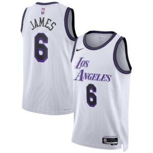 LeBron James Los Angeles Lakers Nike Unisex 2022/23 Swingman Jersey - City Edition - White