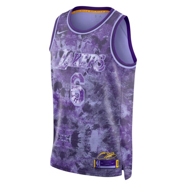 LeBron James Los Angeles Lakers Nike Unisex Select Series Swingman Jersey - Purple - Image 3